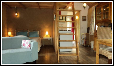 Knus vakantiehuisje Boda, inclusief sauna. Foto: Vakantiehuisje Boda Ardennen.